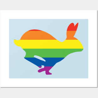 Pride Animals- Gay Rabbit Posters and Art